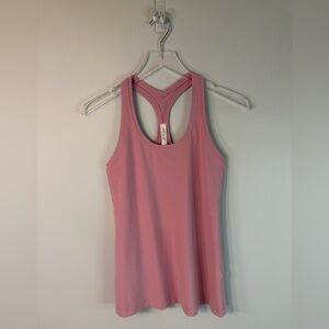 Lululemon womens LIKE NEW cool racer back tank top Nulu size 8 darker pink
